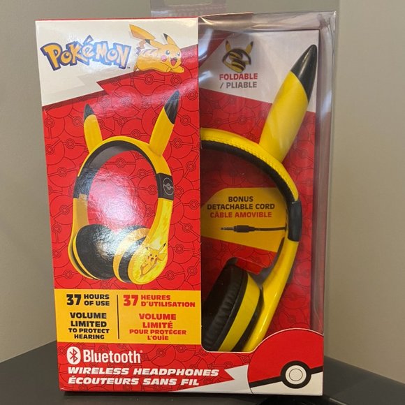 Pokemon Bluetooth Wireless Headphones - Picture 1 of 2